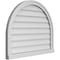 Ekena Millwork Round Top Surface Mount PVC Gable Vent w/ 2"W x 2"P Brickmould Sill Frame, 32"W x 26"H GVPRT32X2603SN - alternate 2